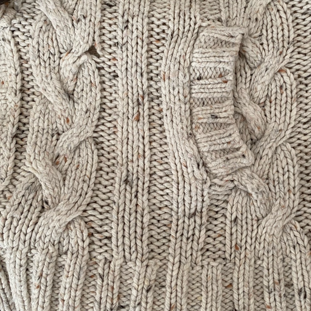 Relativity Beige Knit Pullover - image 4